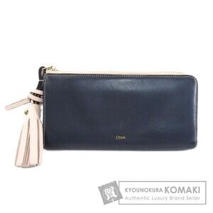 Chloe tassel motif long Wallet leather